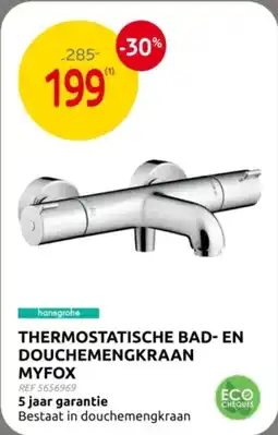 Brico Thermostatische Bad en Douchemengkraan Myfox aanbieding