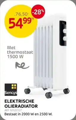 Brico Elektrische Olieradiator aanbieding