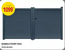 Brico Dubbele Poort Nisa aanbieding