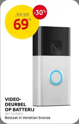 Brico Videodeurbel op Batterij aanbieding