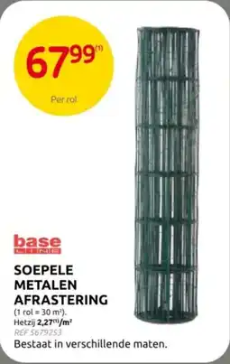 Brico Soepele Metalen Afrastering aanbieding