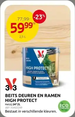 Brico 3V3 Beits Deuren en Ramen High Protect aanbieding