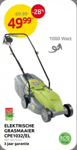 Brico Elektrische Grasmaaier CPE1032/EL aanbieding