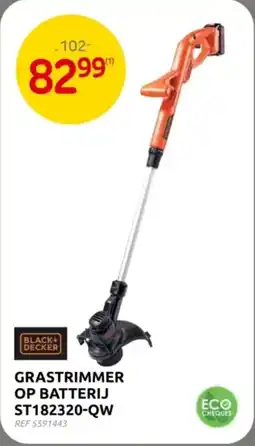 Brico Black+Decker Grastrimmer Op Batterij ST182320-QW aanbieding