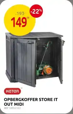 Brico Keter Opbergkoffer Store It Out MiDi aanbieding