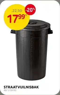 Brico Straatvuilnisbak aanbieding