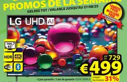 ElectroStock LG UHD AI 65UA75006LA aanbieding