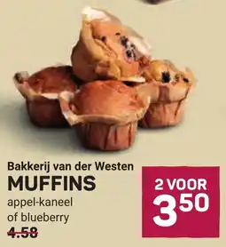 Ekoplaza Bakkerij van der Westen Muffins aanbieding