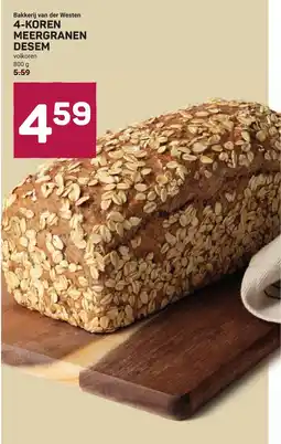 Ekoplaza Bakkerij van der Westen 4 Koren Meergranen Desem aanbieding