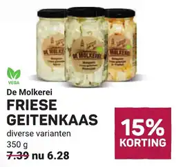 Ekoplaza De Molkerei Friese geitenkaas aanbieding