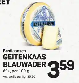 Ekoplaza Bastiaansen Geitenkaas Blauwader 60+ aanbieding