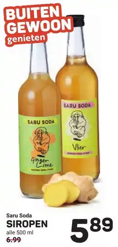 Ekoplaza Saru Soda Siropen aanbieding