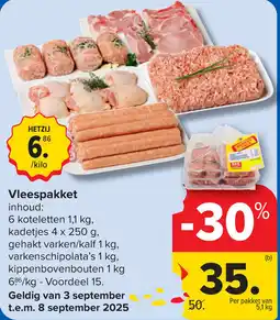 Carrefour Vleespakket aanbieding