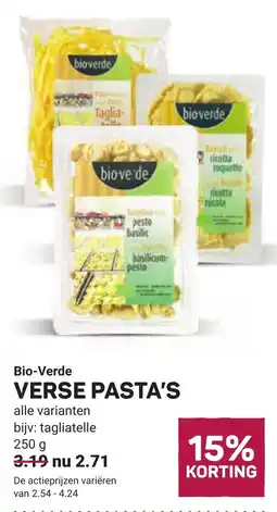 Ekoplaza Bio-Verde Verse Pasta's aanbieding