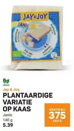 Ekoplaza Jay & Joy Plantaardige Variatie op Kaas aanbieding