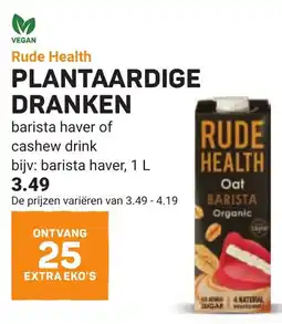 Ekoplaza Rude Health Plantaardige Dranken aanbieding
