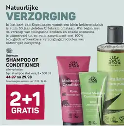 Ekoplaza Urtekram Shampoo of Conditioner aanbieding