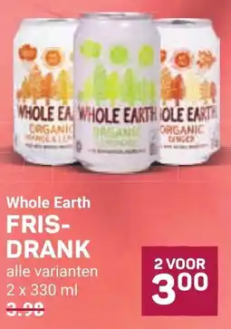 Ekoplaza Whole Earth Frisdrank aanbieding