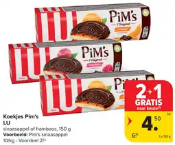 Carrefour Koekjes Pim's LU aanbieding