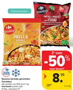 Carrefour Gamma bereide gerechten Carrefour aanbieding