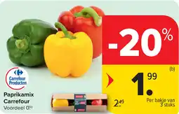 Carrefour Paprikamix Carrefour aanbieding