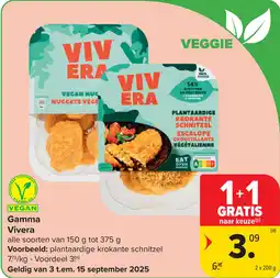 Carrefour Gamma Vivera aanbieding