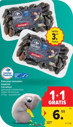 Carrefour Zeeuwse mosselen Impérial Carrefour aanbieding