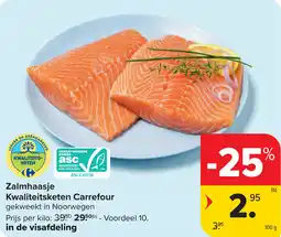 Carrefour Zalmhaasje Kwaliteitsketen Carrefour aanbieding