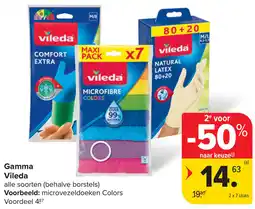 Carrefour Gamma Vileda aanbieding
