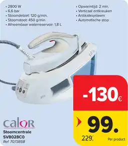 Carrefour Calor Stoomcentrale SV8028C0 aanbieding