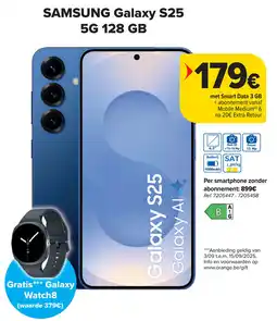 Carrefour Samsung Galaxy S25 aanbieding