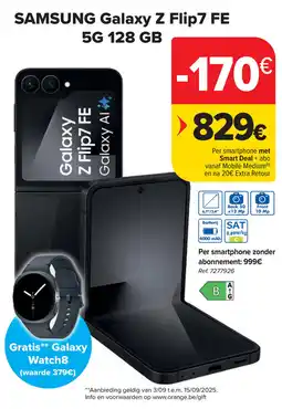 Carrefour Samsung Galaxy Z Flip7 FE aanbieding