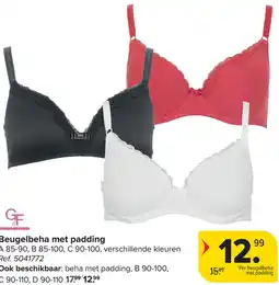 Carrefour Beugelbeha met padding aanbieding
