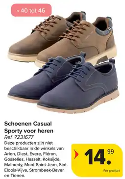 Carrefour Schoenen Casual Sporty voor heren aanbieding