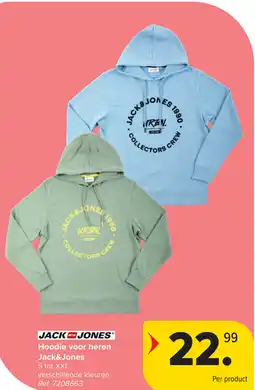 Carrefour Jack&Jones Hoodie voor heren aanbieding