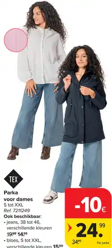 Carrefour Parka voor dames aanbieding