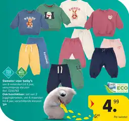 Carrefour Sweater voor baby's aanbieding