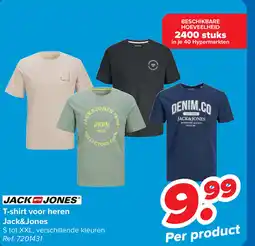 Carrefour Jack&Jones T-shirt voor heren aanbieding