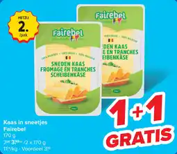 Carrefour Fairebel Kaas in sneetjes aanbieding