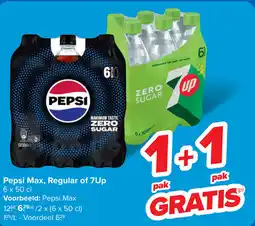 Carrefour Pepsi Max, Regular of 7Up aanbieding