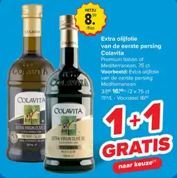 Carrefour Colavita Extra olijfolie van de eerste persing aanbieding