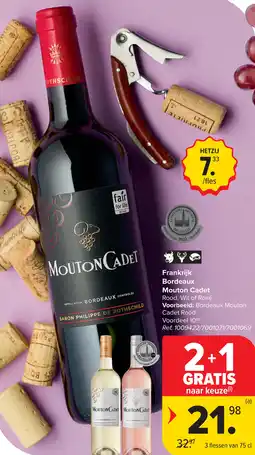 Carrefour Mouton Cadet Bordeaux aanbieding