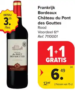 Carrefour Château du Pont des Gouttes Bordeaux Frankrijk aanbieding
