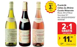 Carrefour Côtes du Rhône Cuvée Réservée aanbieding