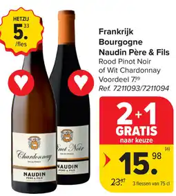 Carrefour Naudin Père & Fils Bourgogne Frankrijk aanbieding