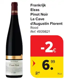 Carrefour Pinot Noir La Cave d'Augustin Florent Elzas aanbieding