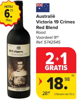 Carrefour Victoria 19 Crimes Red Blend aanbieding