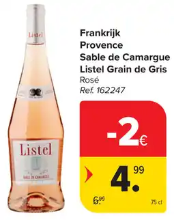 Carrefour Listel Grain de Gris Sable de Camargue Provence aanbieding