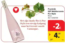 Carrefour Pur Style IGP Méditerranée aanbieding