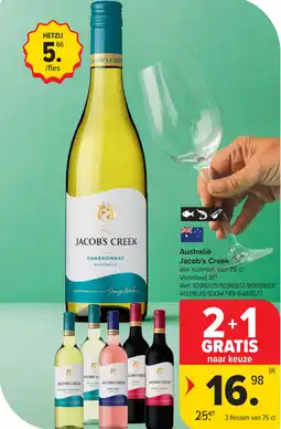 Carrefour Jacob's Creek aanbieding